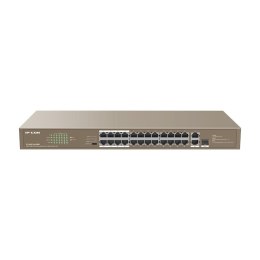 IP-COM Switch niezarządzalny IP-COM By Tenda F1126P-24-250W 24x 10/100 Mb/s 2x1GbE Mb/s 250W