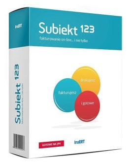 Insert Oprogramowanie InsERT - Subiekt 123 pakiet podstawowy - licencja na 12 miesięcy