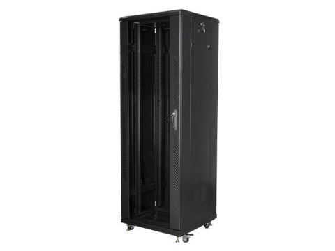 LANBERG Szafa instalacyjna Rack stojąca 19" 37U 600x600 czarna Lanberg (flat pack)