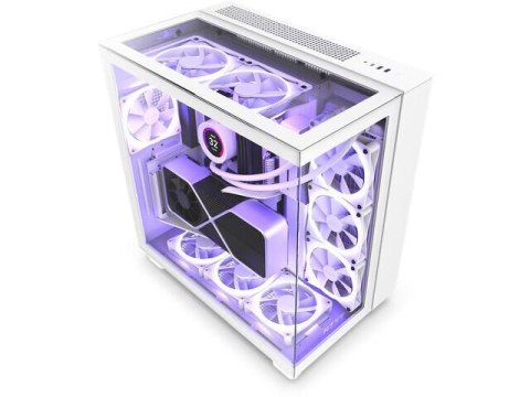 NZXT Obudowa NZXT H9 Elite RGB Midi Tower biała z oknem