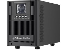 POWER WALKER Zasilacz awaryjny UPS Power Walker On-Line 2000VA AT 4x FR Out, USB/RS-232, LCD, Tower, EPO