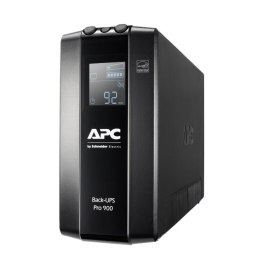 APC by Schneider Electric Zasilacz awaryjny UPS APC BR900MI Back UPS Pro BR 900VA, 6 Outlets, AVR, LCD Interface - USZ OPAK