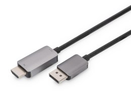 Digitus Kabel adapter DIGITUS PREMIUM DisplayPort - HDMI 8K 60Hz DP/HDMI M/M 1,8m