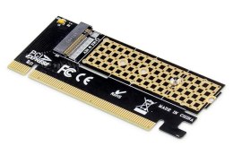 Digitus Karta rozszerzeń (Kontroler) DIGITUS M.2NVMe SSD PCIe 3.0 x16 SATA