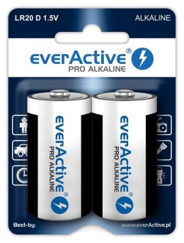 Everactive Baterie alkaliczne D/LR20 everActive Pro Alkaline 2 sztuki