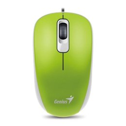 Genius Mysz przewodowa Genius DX-110 Spring Green 1000 DPI