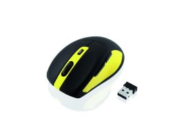 IBOX Mysz bezprzewodowa iBOX Bee2 Pro optyczna czarno-żółta