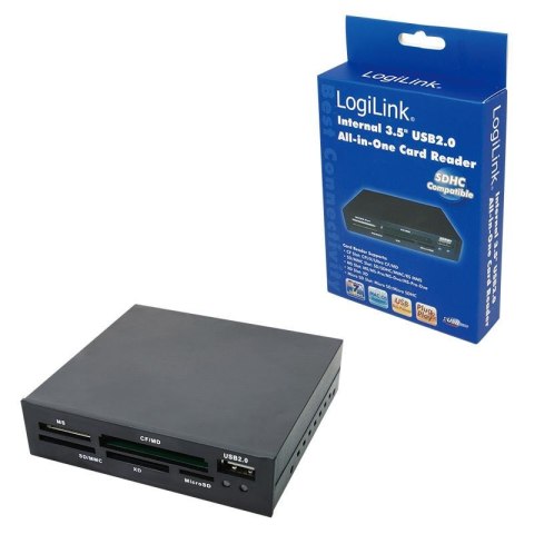 LogiLink Czytnik kart ALL-IN-ONE wewnętrzny CR0012 LogiLink 3,5" USB