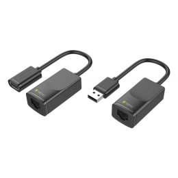Techly Extender Przedłużacz Techly USB do 60m po kablu sieciowym RJ45