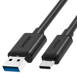 UNITEK Kabel USB Unitek Y-C490BK USB-A - USB-C 3.1, M/M, 0,25m