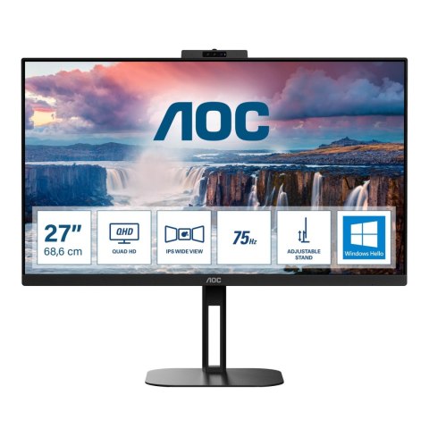 AOC Monitor AOC 27" Q27V5CW/BK HDMI DP USB-C głośniki 5Wx2