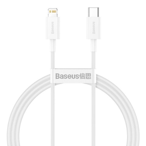 Baseus Kabel przewód USB-C / Typ-C - Lightning / iPhone 100cm Baseus CATLYS-A02 z obsługą szybkiego ładowania 20W PD