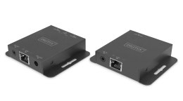 Digitus Przedłużacz/Extender DIGITUS HDMI 4K30Hz 70m po skrętce HDCP 1.4 EDID IR PoC (Power over Cable) (zestaw)