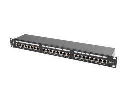 LANBERG Patch panel Lanberg PPS5-1024-B 24 port 1U kat.5e ekranowany czarny