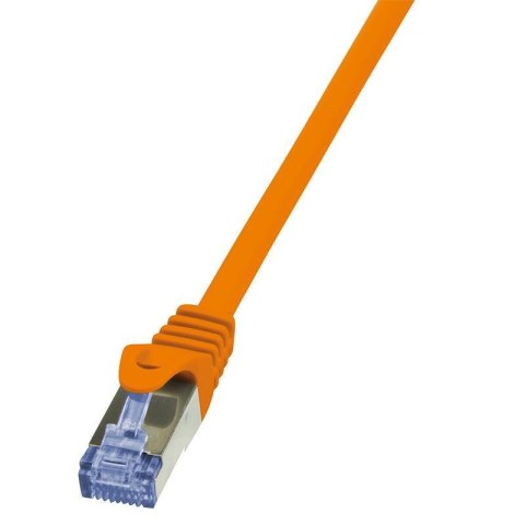 LogiLink Patchcord LogiLink CQ3018S Cat.6A S/FTP 0,25m pomarańczowy