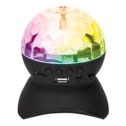Manhattan Kula Disco LED Manhattan z Głośnikiem Bluetooth MP3/USB/MicroSD/ Radio