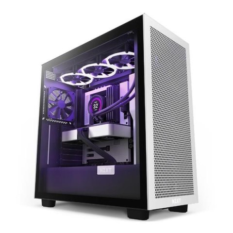 NZXT Obudowa NZXT H7 Flow Midi Tower czarno-biała z oknem