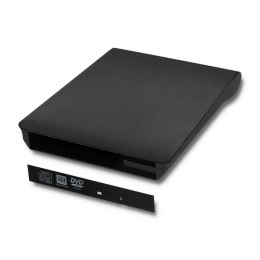 Qoltec Obudowa/kieszeń Qoltec na napęd optyczny CD/DVD SATA | USB 3.0 | 12.7mm
