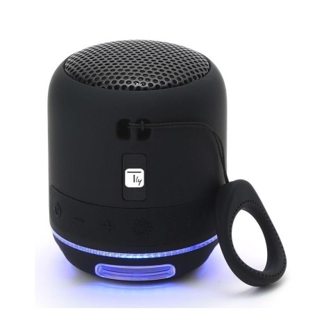 Techly Głośnik Techly Bluetooth 5W TWS LED/MP3/MicroSD Czarny