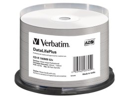 VERBATIM CD-R Verbatim 52x Cake 50 szt DL AZO Nadruk