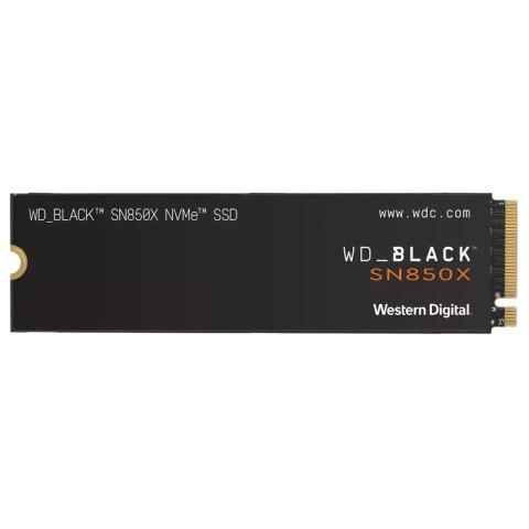 Western Digital Dysk SSD WD Black SN850X 2TB M.2 2280 PCIe NVMe (7300/6600 MB/s) WDS200T2XHE z radiatorem