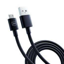 3mk Protection Kabel USB A do Micro - 3mk Hyper Cable A to Micro 1.2m 5V 2,4A Czarny