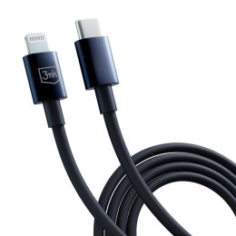 3mk Protection Kabel USB C/ Lightning 3mk Hyper Silicone Cable Type-C to Lightning 20W 3A czarny
