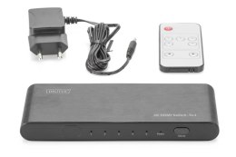 Digitus Przełącznik/Switch DIGITUS DS-45317 HDMI 5-portowy 4K 60Hz UHD 3D HDR HDCP 2.2 audio