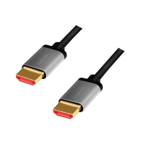 LogiLink Kabel HDMI LogiLink CHA0106 8K/60Hz, 4K/120Hz aluminium, 3m