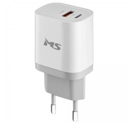 MS Ładowarka sieciowa MS Power Z310 20W PD QC 3.0 C+USB biała