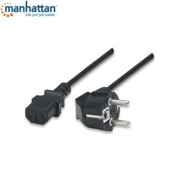 Manhattan Kabel zasilający Manhattan PC 1,8m, czarny ICOC