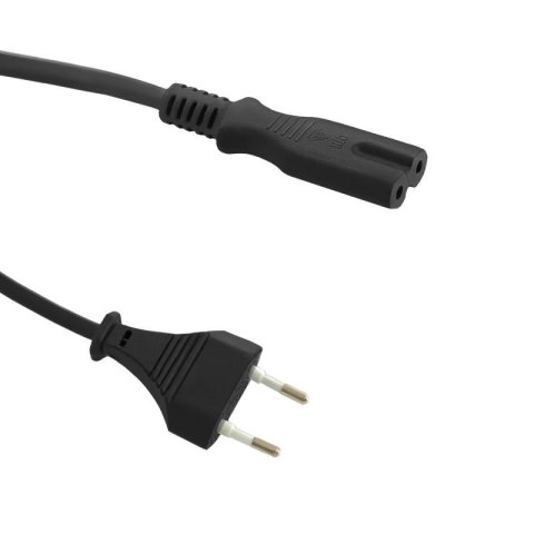 Qoltec Kabel zasilający Qoltec 2pin S0Z/ST2 1,4m