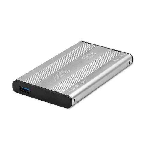 Qoltec Obudowa/kieszeń Qoltec do dysków HDD SSD 2.5" SATA3 | USB 3.0 | Srebrny