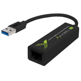 Techly Kabel adapter / karta sieciowa Techly USB-A 3.0 - Gigabit Ethernet RJ45