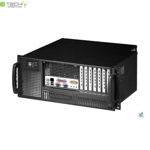 Techly Obudowa serwerowa Techly PC ATX Rack 19" 4U, czarna