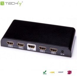 Techly Rozdzielacz / Splitter Techly HDMI 1/4 Ultra HD, 3D