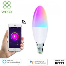 WOOX Żarówka Smart Woox LED Wi-Fi Kolorowa RGB+CCT 5W E14 2700K-6500K