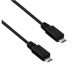 AKYGA Kabel USB 2.0 Akyga AK-USB-17 micro USB B(M) - micro USB B(M) 0,6m czarny