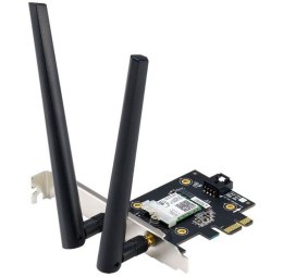 ASUS Karta sieciowa Asus PCE-AX3000 WiFi 6 802.11ax, Bluetooth 5, Dual Band, 160MHz, WPA3, OFDMA , MU-MIMO
