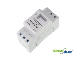 Greenblue Timer cyfrowy GreenBlue GB104 na szynę DIN 16 programów max 240 programów