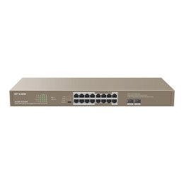 IP-COM Switch niezarządzalny IP-COM By Tenda G1118P-16-250W 16x 1GbE PoE 250 W