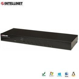 Intellinet Przełącznik KVM Intellinet 8-portowy USB/PS2 z OSD, rackowy