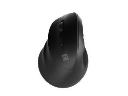 Natec Mysz bezprzewodowa Natec Crake 2 Bluetooth 5.2 + 2.4GHz 2400DPI czarna dla leworęcznych