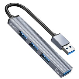ORICO Hub USB Orico AH-A13-GY-BP 3*USB-A 2.0 + 3.1 5 Gbps