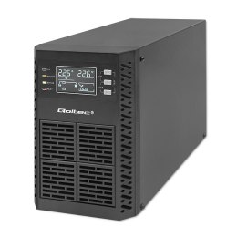 Qoltec Zasilacz awaryjny UPS Qoltec 1kVA | 1000W | Power Factor 1.0 | LCD | EPO | USB | On-line