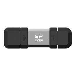SILICON POWER Pendrive Silicon Power Mobile C51 256GB USB-A USB 3.2 Type-C 200MB/s Srebrny