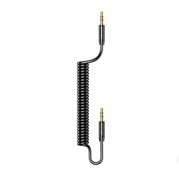USAMS Kabel Audio Usams SJ256 Jack 3,5mm Spring 1,2m czarny