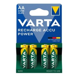 VARTA BATERIE Akumulatorki VARTA Recharge Accu Power 2600 mAh HR6/AA 4szt