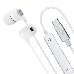 3mk Protection Słuchawki z mikrofonem 3mk Wired Earphones USB-C