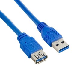 AKYGA Przedłużacz USB 3.0 Akyga AK-USB-10 USB A(M) - A(F) 1,8m niebieski